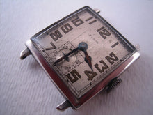 Load image into Gallery viewer, Elgin Original Square in Sterling Silver Case, Manual, 27x27mm