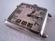 Load image into Gallery viewer, Elgin Original Square in Sterling Silver Case, Manual, 27x27mm