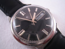 Load image into Gallery viewer, Elgin NOS Black Dial with Day/Date Window, Manual, 34.5mm