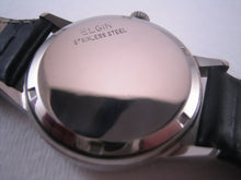 Load image into Gallery viewer, Elgin NOS Black Dial with Day/Date Window, Manual, 34.5mm