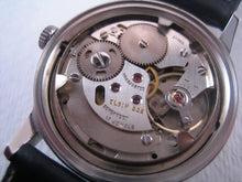 Load image into Gallery viewer, Elgin NOS Black Dial with Day/Date Window, Manual, 34.5mm