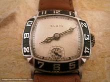 Load image into Gallery viewer, TV Shape Assymetrical Dial with Numbers on Enameled Bezel, Manual, 30x30mm