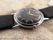 Load image into Gallery viewer, Elgin (US) Classic Black Dial in Case with Recessed Crown Design, Manual, Large 34mm