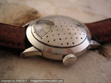 Load image into Gallery viewer, Elgin Direct Read 'Golf Ball' in Rare White Gold, Manual, 30mm