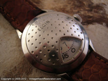 Load image into Gallery viewer, Elgin Direct Read 'Golf Ball' in Rare White Gold, Manual, 30mm