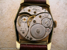 Load image into Gallery viewer, Large Six Sided Elgin Tank with Coppery-Rose Dial, Manual, 29x38mm