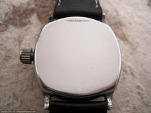 Load image into Gallery viewer, Unbelievable Porcelain Dial Elgin in Decorative Square Tonneau Case, Manual, 32x37mm