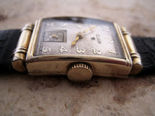 Load image into Gallery viewer, Elgin Early Model with Silvery Aged Dial and Scrolled Lugs, Manual, 20x35mm