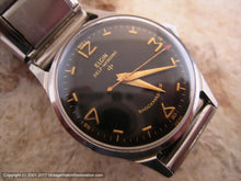 Load image into Gallery viewer, Stunning Black Art Deco Dial Elgin Shockmaster, Automatic, 29mm