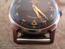 Load image into Gallery viewer, Stunning Black Art Deco Dial Elgin Shockmaster, Automatic, 29mm