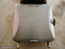 Load image into Gallery viewer, Mint Square Black/Gold Elgin with Matching Bezel and Bracelet, Manual, 28x36mm