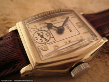 Load image into Gallery viewer, Elgin Silver Dial with Deco Style Case, Manual, 29x37.5mm