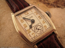 Load image into Gallery viewer, Elgin Silver Dial with Deco Style Case, Manual, 29x37.5mm
