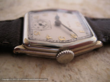 Load image into Gallery viewer, Elgin ca. 1930 with Super Dial in Large Hexagon White Gold Case, Manual, Large 29x36mm