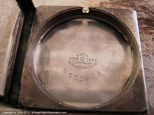 Load image into Gallery viewer, Early Very Large Square Elgin with Original Silvered Dial, Manual, 28x35mm