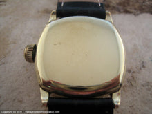 Load image into Gallery viewer, WWI Era Elgin Cushion Case with Poreclain Dial, Manual, 31.5mm
