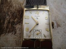 Load image into Gallery viewer, Elgin Cream Dial Deco Case Cal 673, Manual, 21.5x36mm
