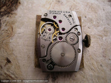 Load image into Gallery viewer, Elgin Cream Dial Deco Case Cal 673, Manual, 21.5x36mm