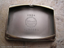 Load image into Gallery viewer, Elgin Cream Dial Deco Case Cal 673, Manual, 21.5x36mm