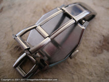 Load image into Gallery viewer, Elgin Original Germanic Deco Dial from Depression Era, Manual, 28.5x37.5mm