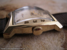 Load image into Gallery viewer, Elgin Shockmaster Tortoise Shaped Flared Case with Original Box and Brochure, Manual, 25x37mm