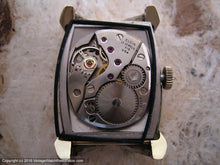 Load image into Gallery viewer, Elgin Shockmaster Tortoise Shaped Flared Case with Original Box and Brochure, Manual, 25x37mm