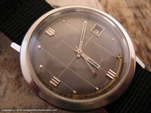 Load image into Gallery viewer, Elgin Vacuum Decorated Gray Dial with Date, Automatic, Large 35mm