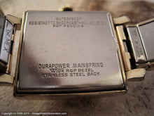 Load image into Gallery viewer, Beefy Square Elgin Shockmaster with Quadrant Design Dial, Manual, 28.5x28.5mm