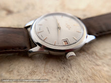 Load image into Gallery viewer, Enicar Pure White Dial with Date, Automatic, Large 35mm