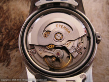 Load image into Gallery viewer, Eterna-Matic KonTiki Silver-Gray Dial, Date, and Original Brick Style Bracelet, Manual, Large 35mm