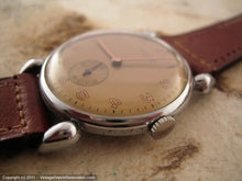 Load image into Gallery viewer, Everton Copper Tan Dial with Tear Drop Lugs, Manual, 33.5mm