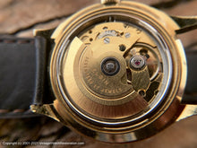 Load image into Gallery viewer, Elgin "Hires Genuine Root Beer" Promotional, Brushed Golden Dial, Date, Automatic, Large 36.5mm
