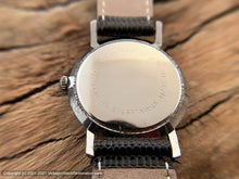 Load image into Gallery viewer, Elgin Silver Sunburst Textured Dial with Date, German-Made, Manual, 33mm