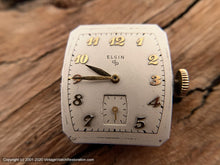 Load image into Gallery viewer, Elgin 1952 Cal 683 Tonneau Scalloped Case, Manual, 26x36mm
