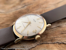 Load image into Gallery viewer, Elgin 17 Self Winding Perfect Pearl Dial with Bubble Back Case, Automatic, 34mm