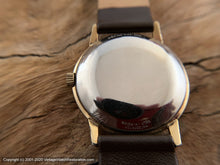 Load image into Gallery viewer, Elgin 17 Self Winding Perfect Pearl Dial with Bubble Back Case, Automatic, 34mm
