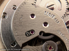 Load image into Gallery viewer, Elgin Pie Pan Dial, Silver and Gold, So Elegant, Manual, 34mm