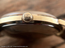Load image into Gallery viewer, Elgin Pie Pan Dial, Silver and Gold, So Elegant, Manual, 34mm