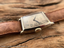 Load image into Gallery viewer, Elgin c.1924 Art Deco in Decorative Tonneau Case, Parchment Dial, Manual, 24x35mm