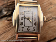 Load image into Gallery viewer, Elgin c.1921 in Stepped Case and Period Bracelet, Manual, 27x36.5mm
