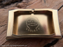 Load image into Gallery viewer, Elgin Elongated Curved Case c.1936, Manual, 20x46mm