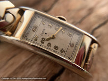 Load image into Gallery viewer, Elgin Elongated Curved Case c.1936, Manual, 20x46mm