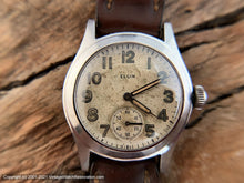 Load image into Gallery viewer, Elgin WWII Era with Parchment Patina Dial, Manual, 30mm