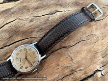Load image into Gallery viewer, Elgin US WWII-Era Military with Stunning Amber Hued Patina Dial, Manual, 30mm