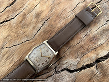 Load image into Gallery viewer, Elgin Star Two-Tone Dial in Six-Sided Case, Manual, 26x34mm