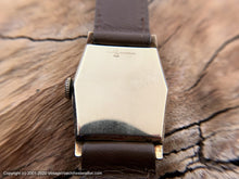 Load image into Gallery viewer, Elgin Star Two-Tone Dial in Six-Sided Case, Manual, 26x34mm