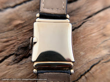 Load image into Gallery viewer, Elgin Early 1940s with Perfect Lightly Spotted Patina Dial and Scripty Black Numbers, Manual, 23x35mm