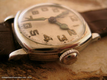 Load image into Gallery viewer, Early Military Gallet White Gold Gem, Manual, 26x26mm