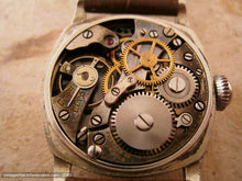 Load image into Gallery viewer, Early Military Gallet White Gold Gem, Manual, 26x26mm