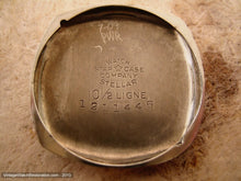 Load image into Gallery viewer, Early Military Gallet White Gold Gem, Manual, 26x26mm